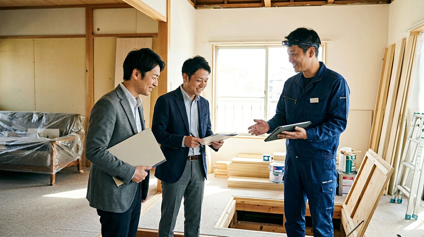 防蟻とハウスクリーニングのワンストップ対応